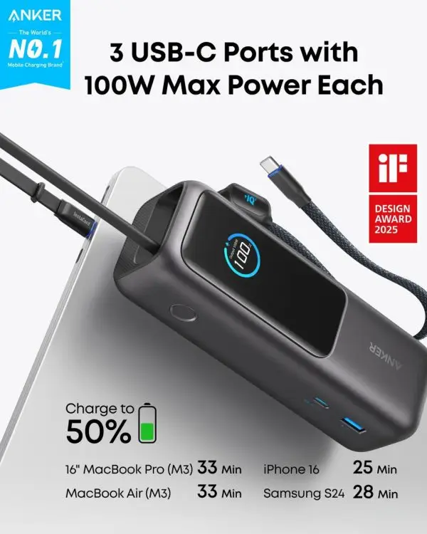 anker 165w laptop power bank in pakistan