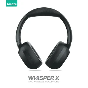 Amaze A655 Whisperx Anc Wireless Headphone - Black - BIS - Image 4