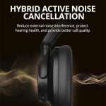Tronsmart Q20S Hybrid Active Noise Cancelling Over Ear Headphones - Black - GC - Image 10