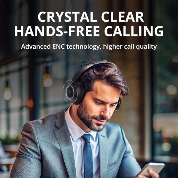 1758622330_5221_Buy-Tronsmart_Q20S_Hybrid_Active_Noise_C Tronsmart Q20S Hybrid Active Noise Cancelling Over Ear Headphones - Black - GC - Image 7