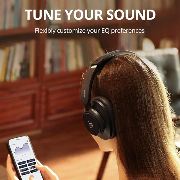 1758622330_7018_Buy-Tronsmart_Q20S_Hybrid_Active_Noise_C Tronsmart Q20S Hybrid Active Noise Cancelling Over Ear Headphones - Black - GC - Image 5