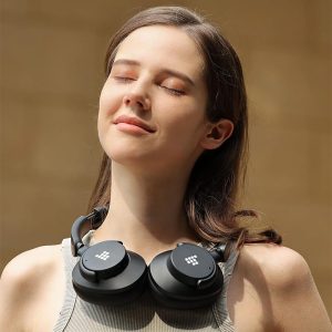 Tronsmart Q20S Hybrid Active Noise Cancelling Over Ear Headphones - White - BB - Image 4