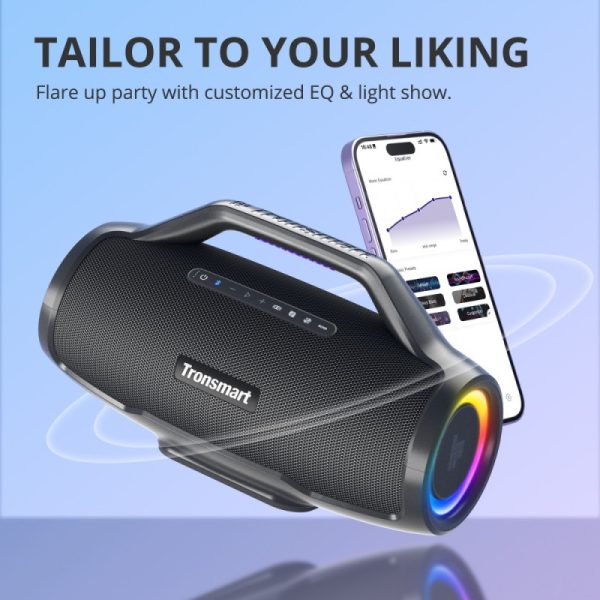 Tronsmart Bang Max 130W Bluetooth Speaker - Black - GC - Image 5