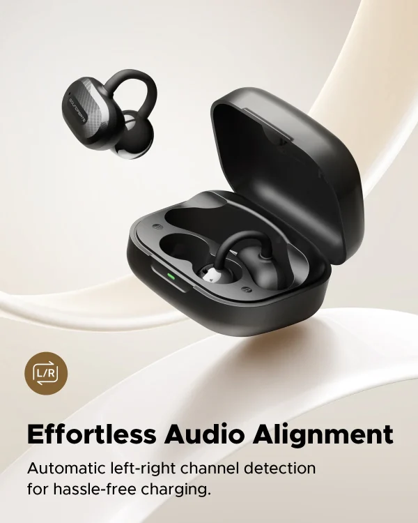Soundpeats Air Clip Wireless Earbuds - Black - GC - Image 7