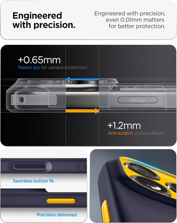 Apple iPhone 17 Pro Max Nano Pop MagFit Case by Spigen - ACS10260 - Blueberry Navy - Image 7