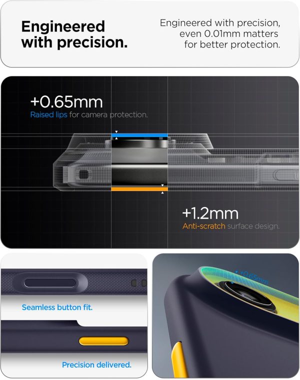 Apple iPhone 17 Air Nano Pop MagFit Case by Spigen - ACS10300 - Blueberry Navy - Image 2