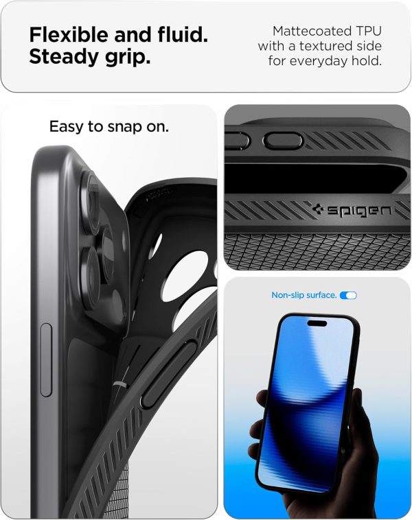 Apple iPhone 17 Pro Max Liquid Air Case by Spigen - ACS10265 - Black - Image 2