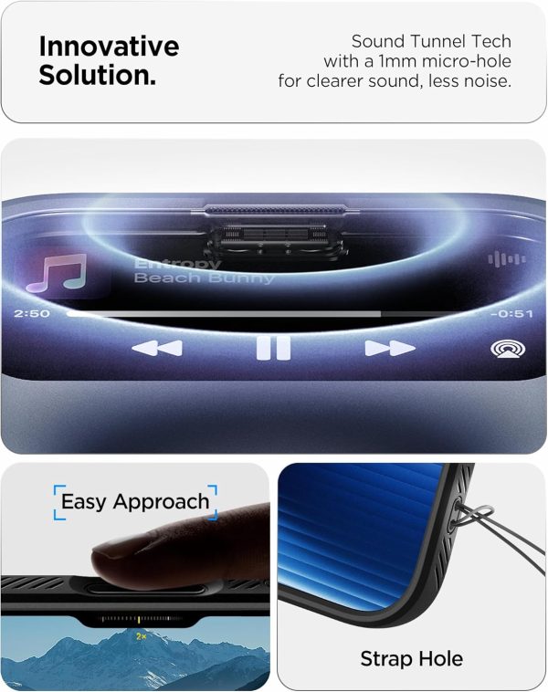 Apple iPhone 17 Pro Max Liquid Air Case by Spigen - ACS10265 - Black - Image 3