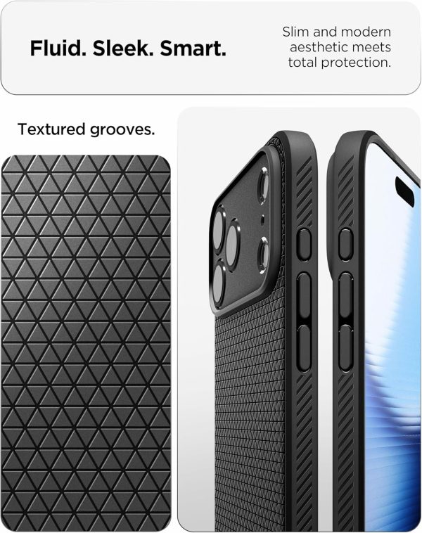 Apple iPhone 17 Pro Max Liquid Air Case by Spigen - ACS10265 - Black - Image 7