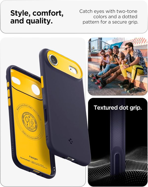 Apple iPhone 17 Air Nano Pop MagFit Case by Spigen - ACS10300 - Blueberry Navy - Image 6