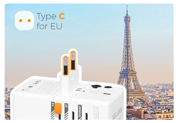 Tessan 100W Travel Adapter TS-WTA04 - White - Image 7