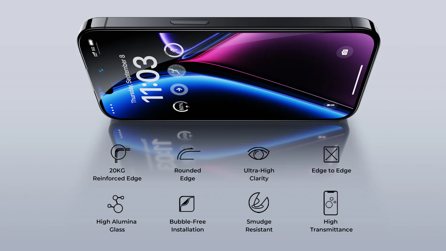 Ultra Shield screen protector for iPhone 14