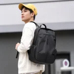 Amaze A940 Workie Synthetic Fiber Laptop Backpack - Blue - BIS - Image 4