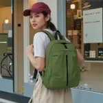 Amaze A940 Workie Synthetic Fiber Laptop Backpack - Blue - BIS - Image 2