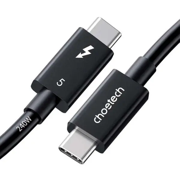 image-4668 Choetech 240W Thunderbolt 5 Type-C to Type-C High Speed 8K Cable Best Price in Pakistan