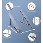 Choetech Foldable Laptop Stand - H055-SL - Silver - GC - Image 6
