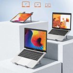 Choetech Foldable Laptop Stand - H055-SL - Silver - GC - Image 3