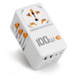 Tessan 100W Travel Adapter TS-WTA04 - White