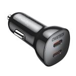 Choetech Dual USB-C Ports PD 40W Fast Car Charger - TC0008 - Black