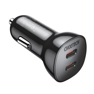Choetech Dual USB-C Ports PD 40W Fast Car Charger - TC0008 Best Price in Pakistan