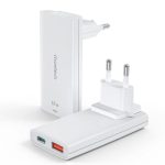 Choetech 67W Dual-Port Portable GaN Adapter - PD6011 - EU Plug - White - GC