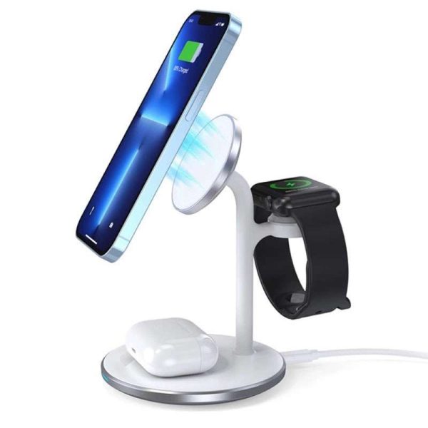 w-image-4326 Choetech 3 in 1 Magnetic MagSafe Wireless Charger Station Best Price in Pakistan
