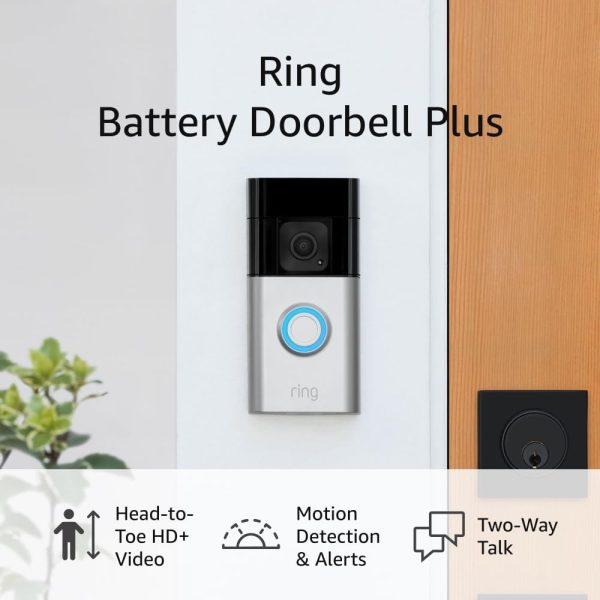 Ring Battery Video Doorbell Plus - 840268991104 - Black - Image 6
