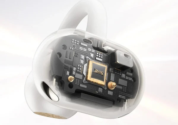 QCY Crossky C50 Open-Ear Clip Earbuds - Black - GC - Image 4