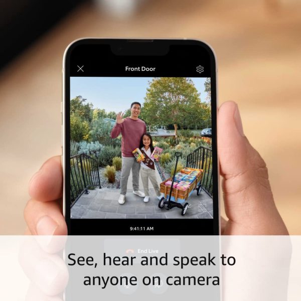 Ring Battery Video Doorbell Plus - 840268991104 - Black - Image 5