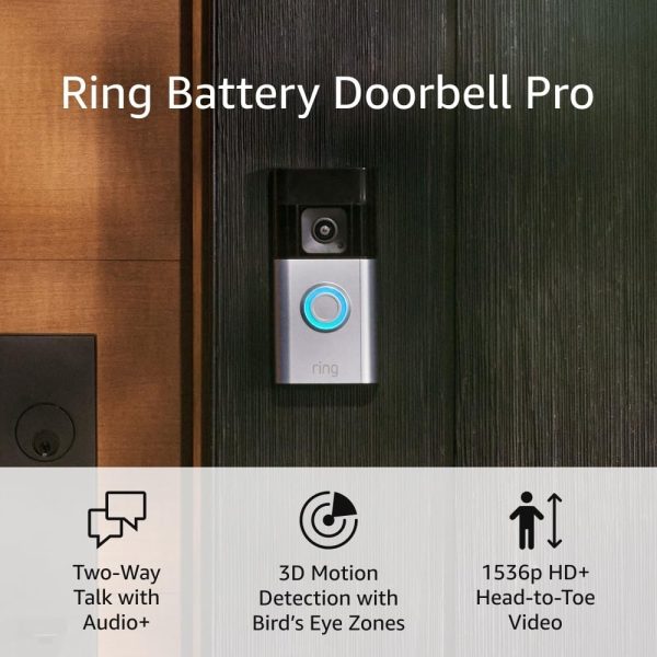 Ring Battery Video Doorbell Pro - 840268925215 - Black - Image 7