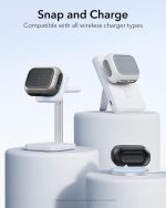 AirPods Pro 3 ESR Orbit Hybrid Magnetic Case - Titanium - Image 4