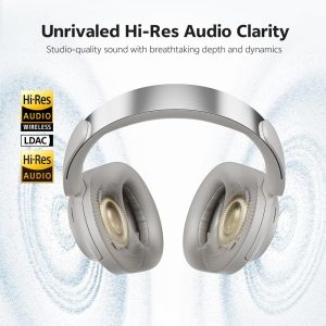 QCY H3S ANC Wireless Headphones - Black - GC - Image 7