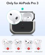AirPods Pro 3 ESR Orbit Hybrid Magnetic Case - Titanium - Image 5