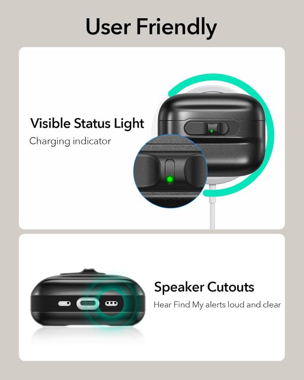 AirPods Pro 3 ESR Pulse FlickLock Magnetic Case - Dark Blue - Image 2