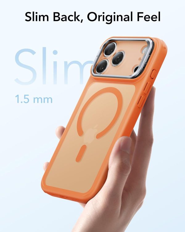 iPhone 17 Pro Max ESR Classic Hybrid With Stand Case - Frosted Orange - Image 3