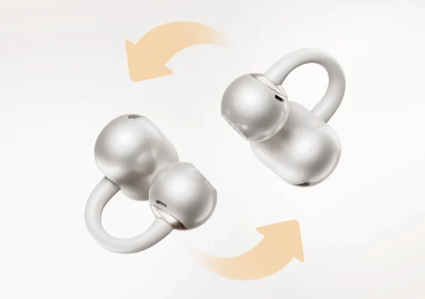 QCY Crossky C50 Open-Ear Clip Earbuds - Black - GC - Image 5