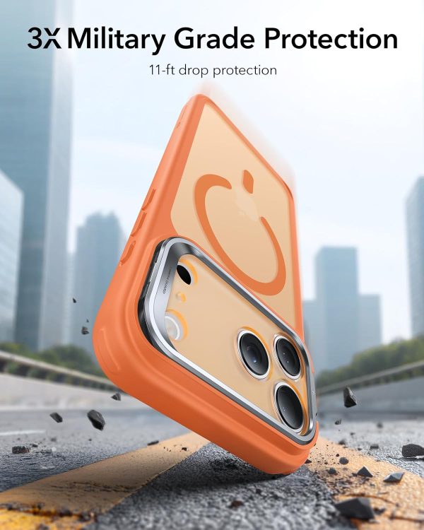 iPhone 17 Pro Max ESR Classic Hybrid With Stand Case - Frosted Orange - Image 6