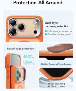 iPhone 17 Pro Max ESR Classic Hybrid With Stand Case - Frosted Orange - Image 7