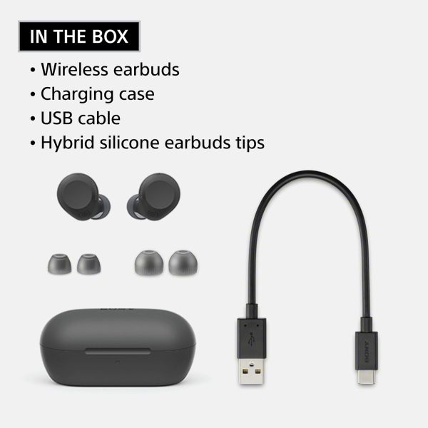 Sony WF-C710 Truly Wireless in-Ear Bluetooth Earbud - White - Image 2