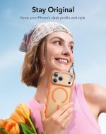 iPhone 17 Pro Max ESR Classic Hybrid With Stand Case - Frosted Orange - Image 2