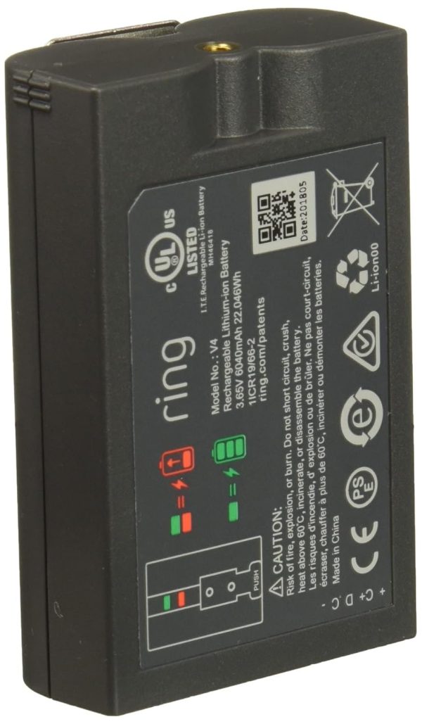 Ring Quick Release Battery - 842861100860 - Black - Image 2