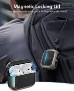 AirPods Pro 3 ESR Orbit Hybrid Magnetic Case - Titanium - Image 9