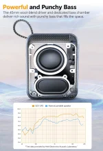 QCY SP2 Mini Bluetooth Speaker - Black - GC - Image 5