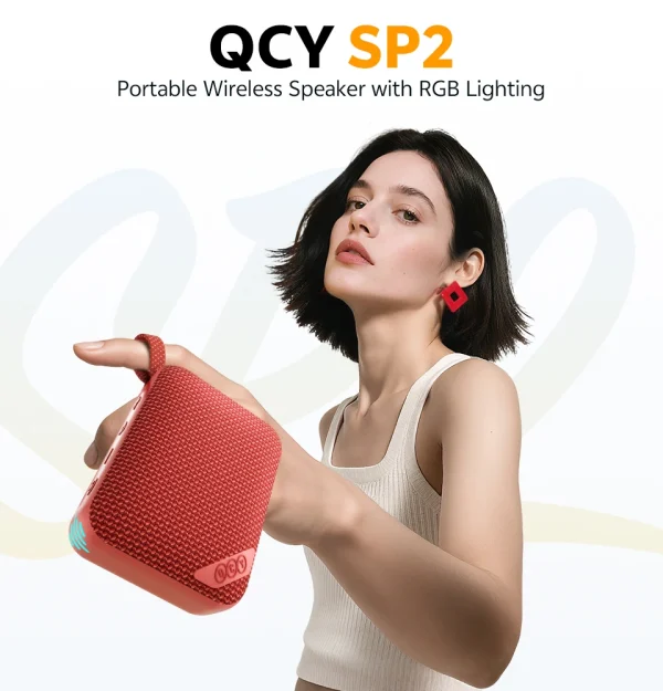 QCY SP2 Mini Bluetooth Speaker - Black - GC - Image 7