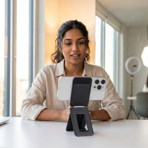 Magnetic Tripod Stand & Wallet by Skip the Noise  - Black - Image 2