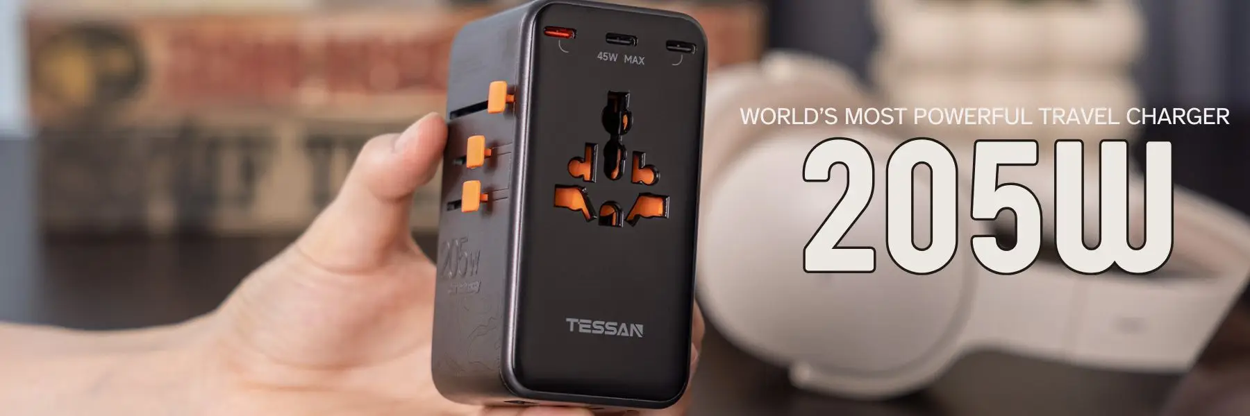 tessan world travel adapters in paksitan 205w 85w 100w 140w 35w