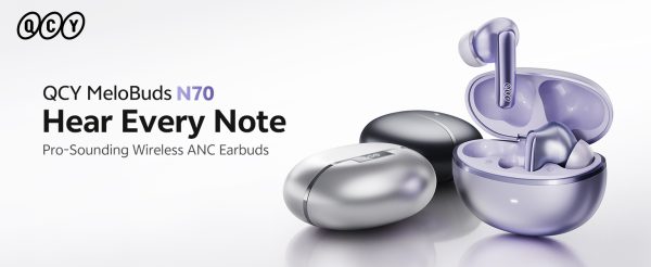 QCY MeloBuds N70 Earbuds - Titanium Gold - GC - Image 3