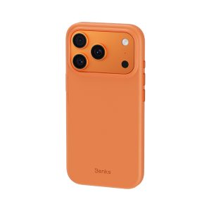 iPhone 17 Pro Max Benks VitaPro Leather Case - Orange - 6948005959784 - Image 2