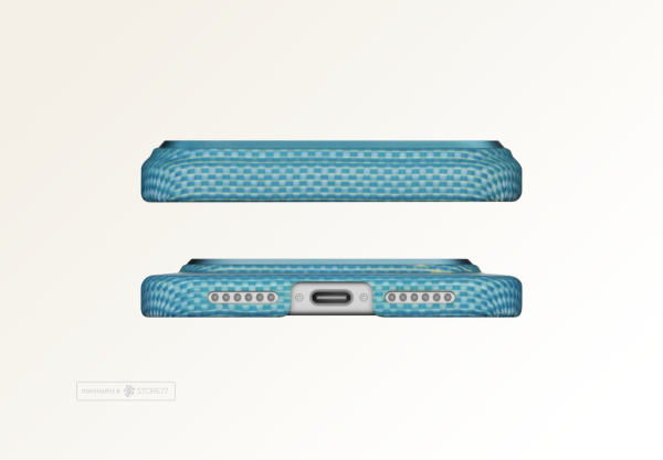 iPhone 17 Pro Max Pitaka Ultra Slim Case - Lucid Blue - Image 3