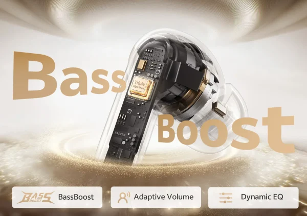 QCY MeloBuds N60 Earbuds - Black - GC - Image 5